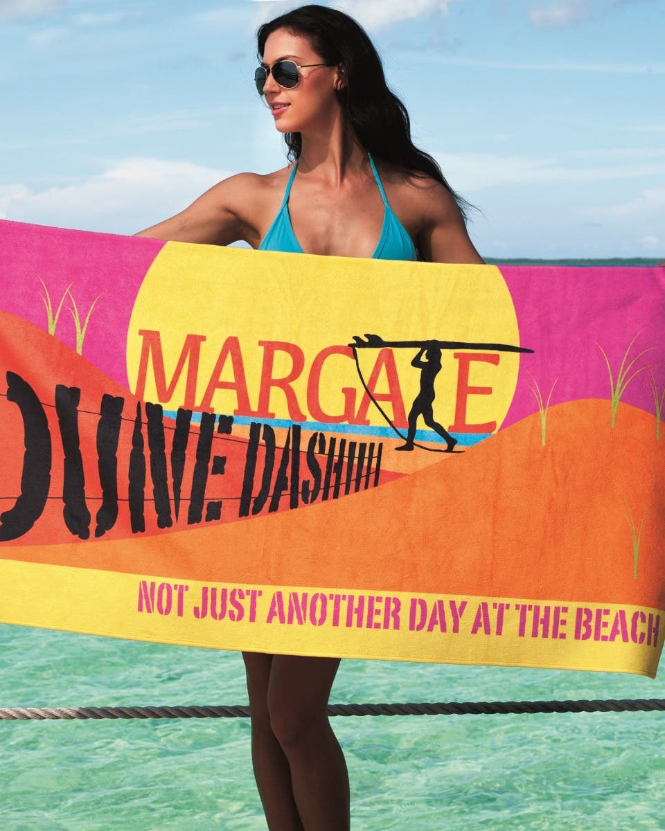 Full-Color Deluxe Beach Towel - 35" x 60"