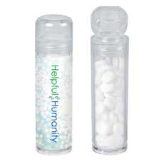 Sugar Free Mints in Cylinder Flip Top Case