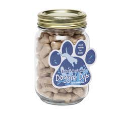 8 oz. Mini Dog Bones Jar with Paw Shaped Magnet