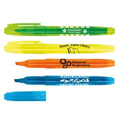 Cap-Off Translucent Colored Barrel Highligher