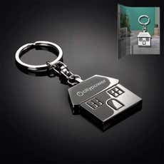 Metal House Key Ring