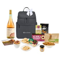 Limerick Lane Cellars Wine & Gourmet Backpack Cooler Gift Set