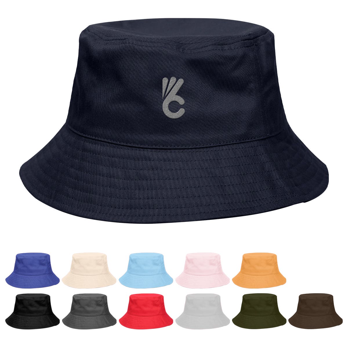 Cotton Twill Foldable Bucket Hat