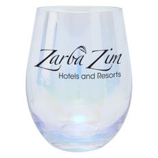 17 oz. Iridescent Stemless Wine Glass