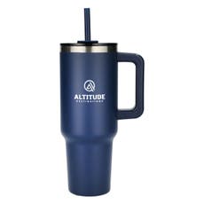 40 oz. Recycled Travel Tumbler with Straw
