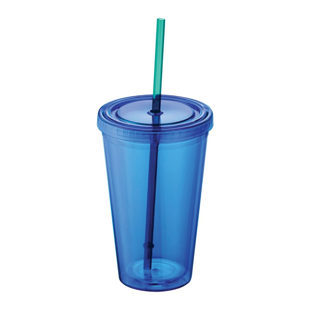 16 oz. Double Wall Acrylic Tumbler with Straw