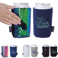 Collapsible Two-Sided Sequin Can Sleeve