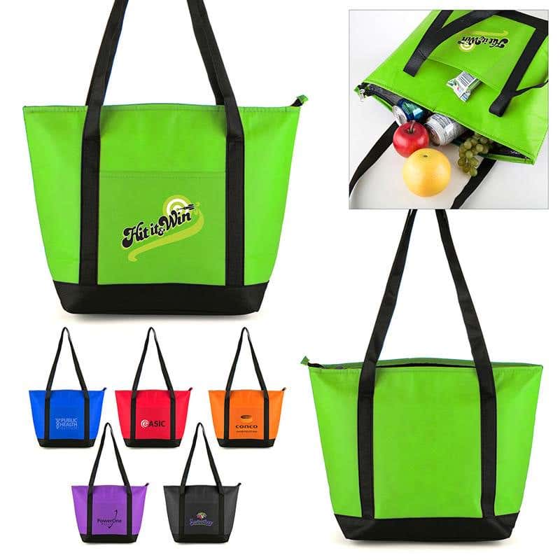 Non-Woven Boat Tote Cooler Bag - 12 Can