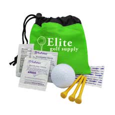 Golf Bag First Aid Kit in Cinch Tote