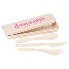 Bamboo Fiber Cutlery Set