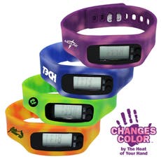 Color Changing Multi Function Pedometer