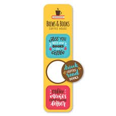 8" Bookmark with Pop-Out Stickers