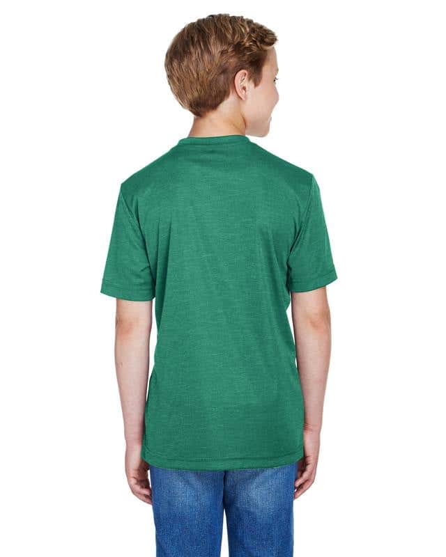 Team 365 Heathered Polyester Performance T-Shirt - Youth