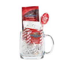 13 oz. Peppermint and Hot Cocoa Gift Set with Glass Mug