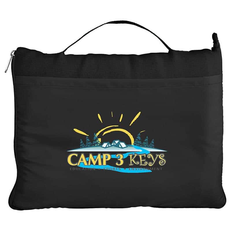 Packable Travel Fleece Blanket in Tote - 50" x 60"