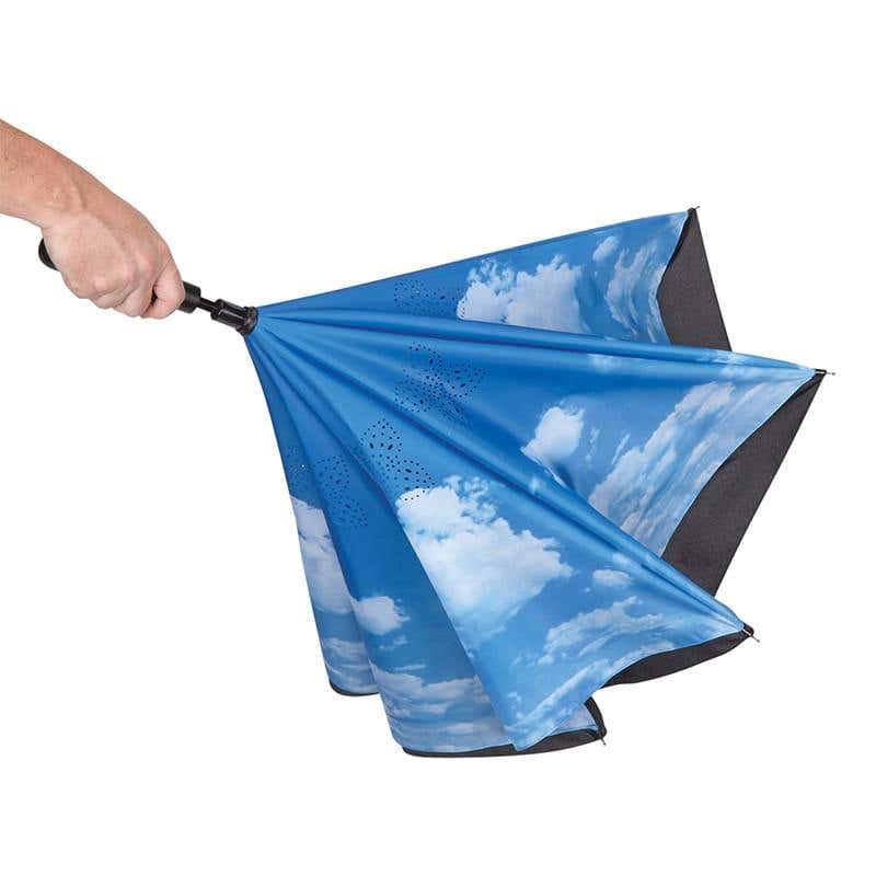 48" Arc Blue Skies Inversion Umbrella