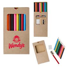 12-Pack of Colored Pencil Kit