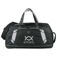 Sport Duffle Bag with Media Pocket - 10" x 19" x 8 1/2"