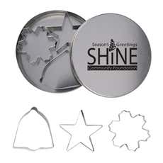 Cookie Cutter Set in Round Tin