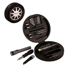 Automotive Tool Set in Tire Case