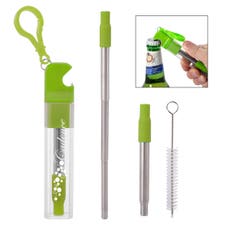 Bottle Opener Kit with Straw