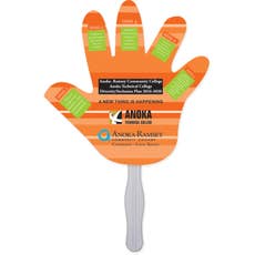 8" Full Color Paper Hand Fan