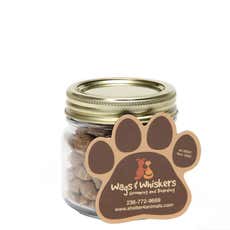 5 oz. Cat Treats in Jar with Paw Shaped Magnet