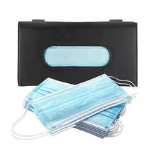 Car Visor Holder with 10 3-Ply Disposable Face Masks