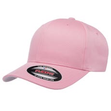 Flexfit Adult Wooly 6-Panel Cap-Pink