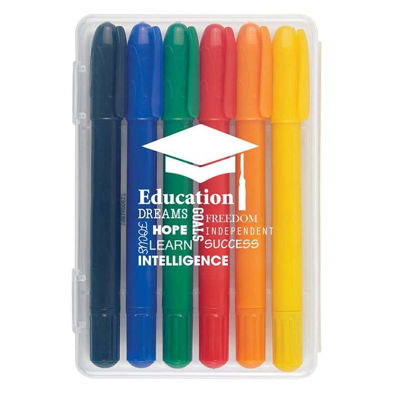 Twist Action Crayons in Case