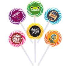 3 1/2" Round Swirl Lollipop