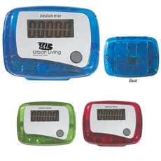 Translucent Plastic Pedometer