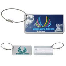 Metal Compact Luggage Tag