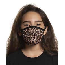 2-Ply Youth Cotton Jersey Pleated Face Mask with Adjustable Ear Loops