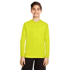 Team 365 Polyester Performance Long Sleeve T-Shirt - Youth