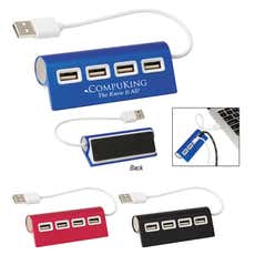 Aluminum 4-Port High Speed USB Hub