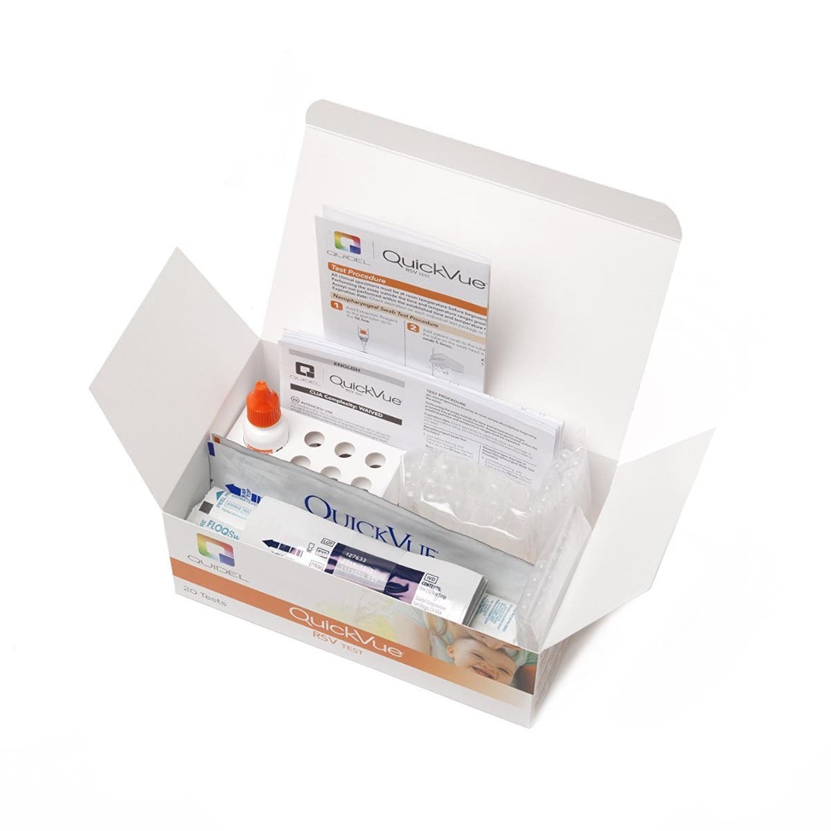 Quidel QuickVue RSV Test – 20 Tests per Box (priced per test)