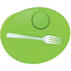 Food Container with Dressing Cup & Fork