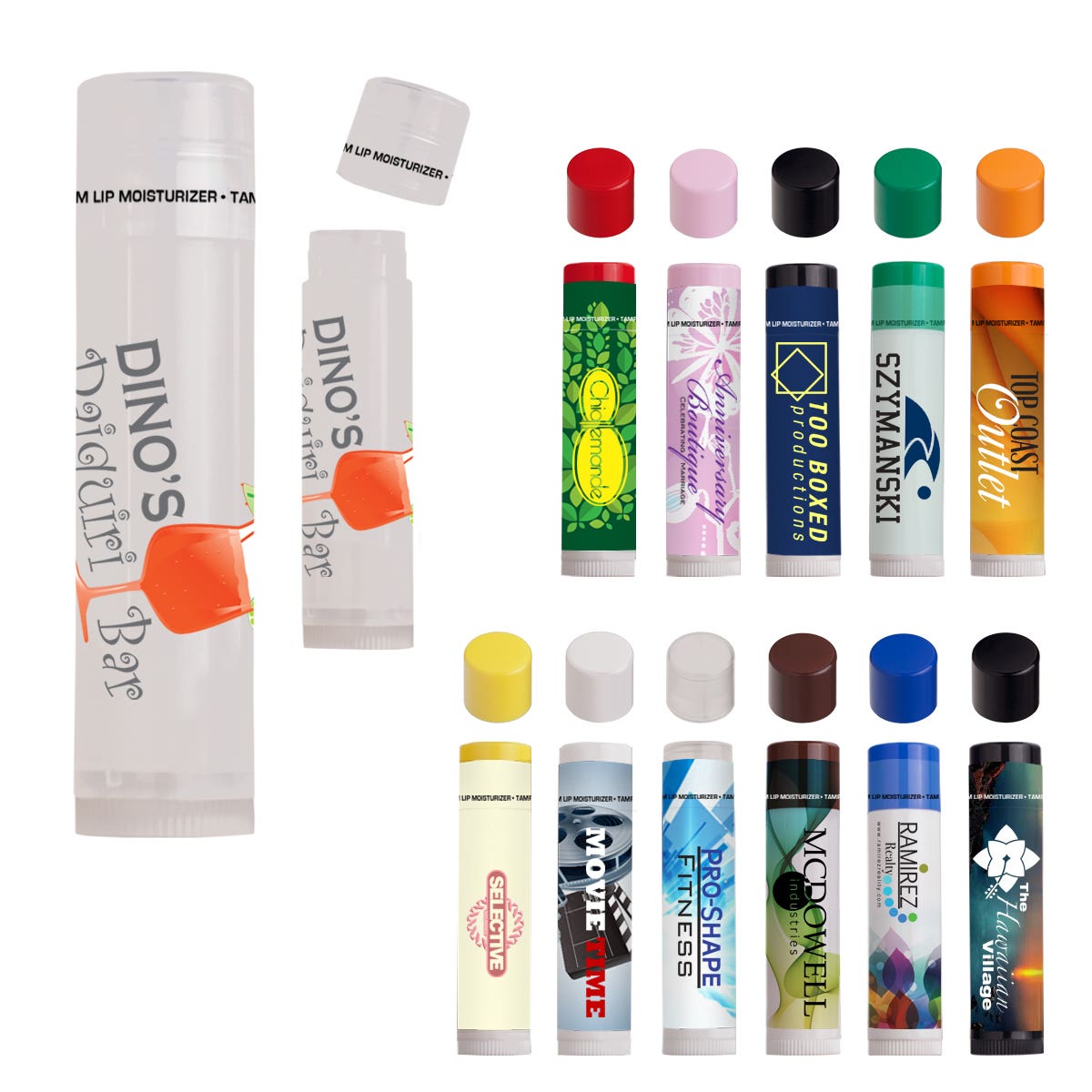 All Natural Lip Balm in Plastic Tube