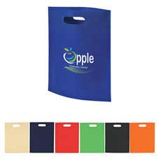 Water-Resistant Die-Cut Handle Non-Woven Tote Bag - 13" x 17" x 25"