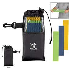 Resistance Band Set in Mesh Pouch