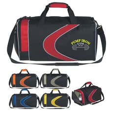 Polymesh Zippered Sports Duffel Bag - 19" x 10" x 9 ¾"