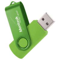 8GB Tone-on-Tone Swivel Flash Drive