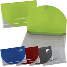 Translucent Document Holder with Elastic Closure 12-1/2" x 8-3/4"