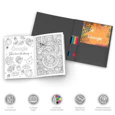 Coloring Book Kit with Pencils