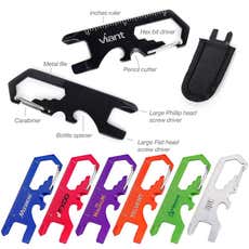 8-in-1 Stainless Steel Carabiner Tool