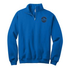 Jerzees Adult NuBlend® Quarter-Zip Cadet Collar Sweatshirt 
