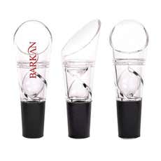 Wine Aerator with Dual Valves and Air Blending Strainers