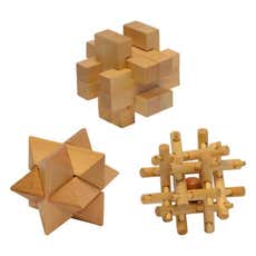 Travel Wooden Puzzle Set