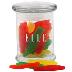 Swedish Fish in Glass Jar